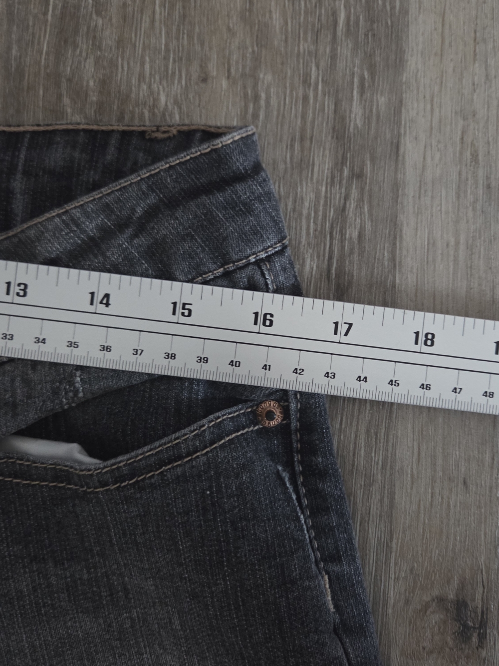 Vintage Bongo Faded Dark Wash Bootcut Jeans Y2K - Picture 6 of 9
